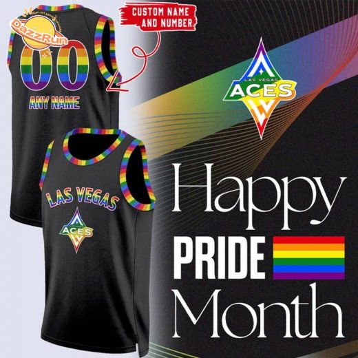 LV Aces Pride Night Basketball Jersey Custom Name & Number