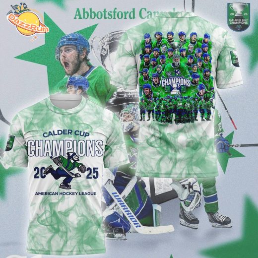 Limited Edition Ab Canucks 2025 Calder Cup Champions Tshirt New Design