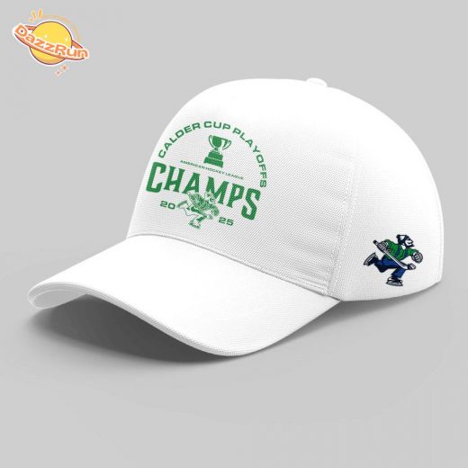 Limited Edition Ab Canucks 2025 Calder Cup Champions White Tshirt