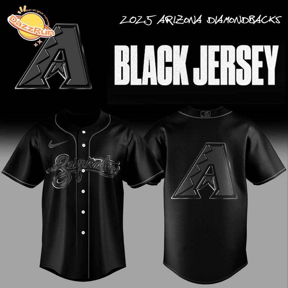 Limited Edition Arizona Diamondbacks Back In Black Jersey Limited Edition Arizona Diamondbacks Back In Black Jersey