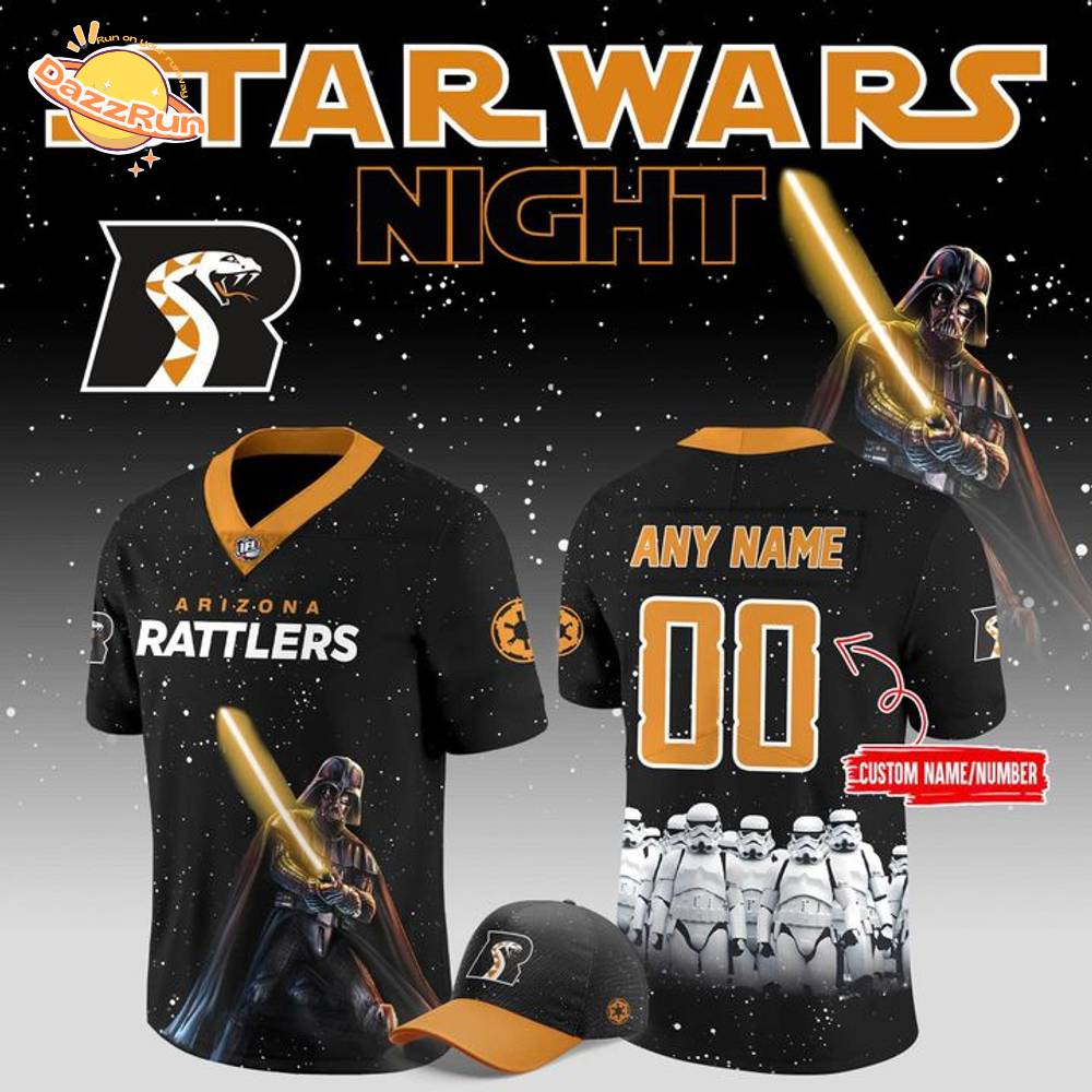 Limited Edition Arizona Rattlers X Star Wars Night Football Jersey 2025 Limited Edition Arizona Rattlers X Star Wars Night Football Jersey 2025
