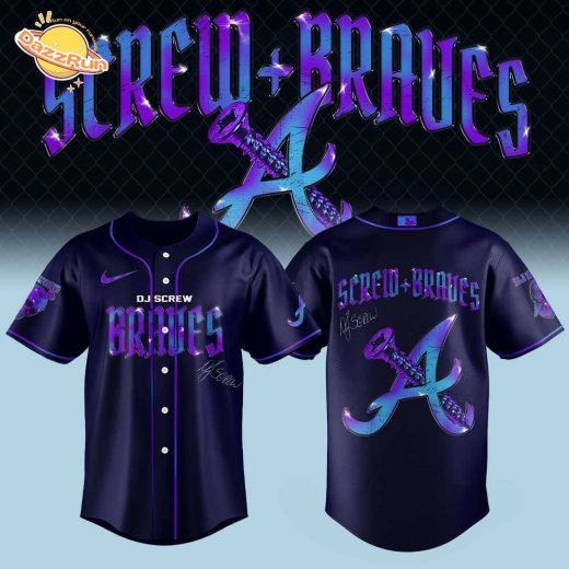 Limited Edition Atlanta Braves Honor All-Time DJ DJ Screw Signature Jersey