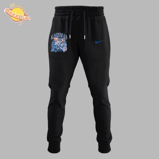 Dazzrun2FLimited Edition Blue Jays x Gausys Black Tshirt 3