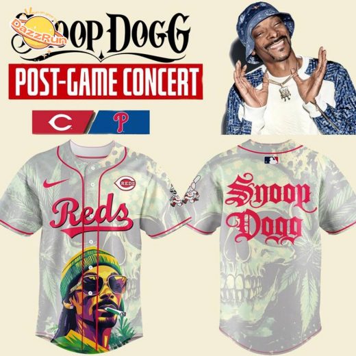 Limited Edition Cincinnati Reds x Snoop Dogg Baseball Jersey 2025