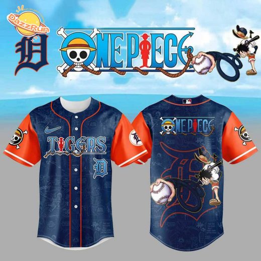 Limited Edition Detroit Tigers One Piece Night Game Blue Jersey