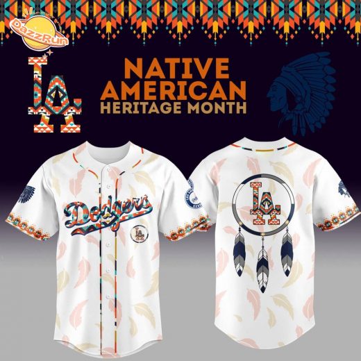 Limited Edition Dodgers x Native American Heritage Night 2025 Jersey-3D Baseball Jersey