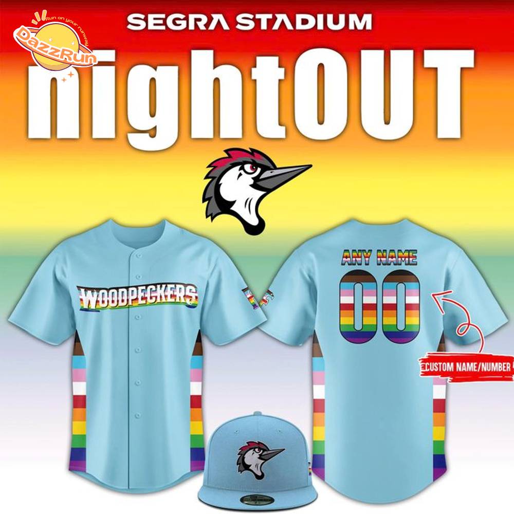 Limited Edition Fayetteville Woodpeckers x Night Out Jersey 2025 Limited Edition Fayetteville Woodpeckers x Night Out Jersey 2025