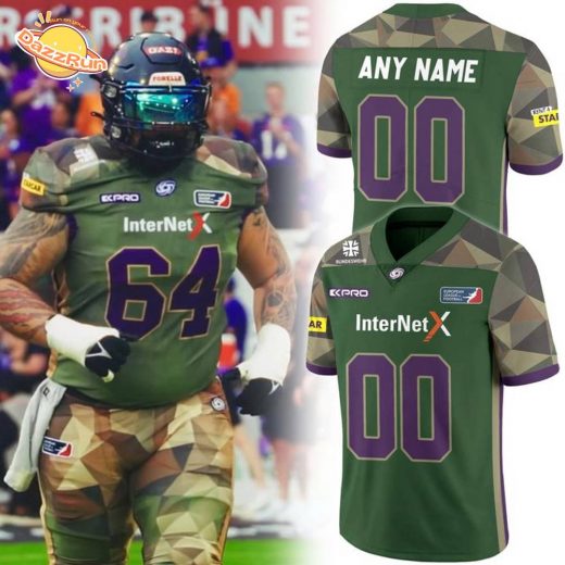 Limited Edition Frankfurt Galaxy Bundeswehr Football Jersey 2025