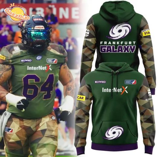 Limited Edition Frankfurt Galaxy Bundeswehr Hoodie 2025