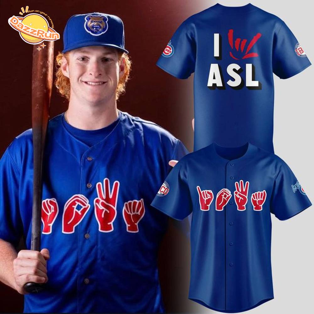 Limited Edition Iowa Cubs x American Sign Language Night 2025 Baseball Jersey Limited Edition Iowa Cubs x American Sign Language Night 2025 Baseball Jersey