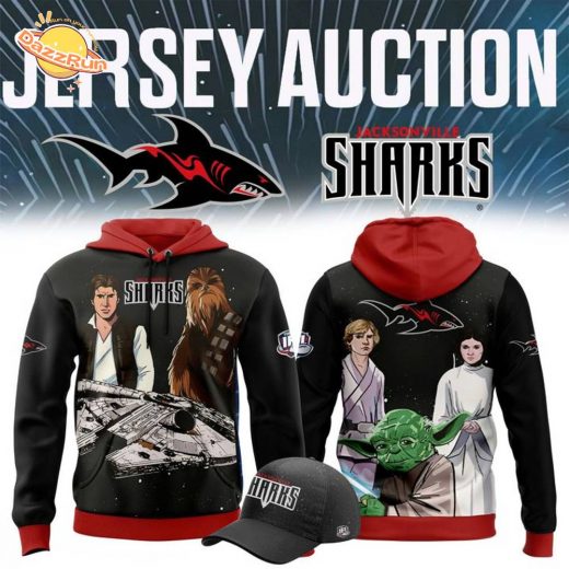 Limited Edition Jacksonville Sharks X Star Wars Night Hoodie 2025