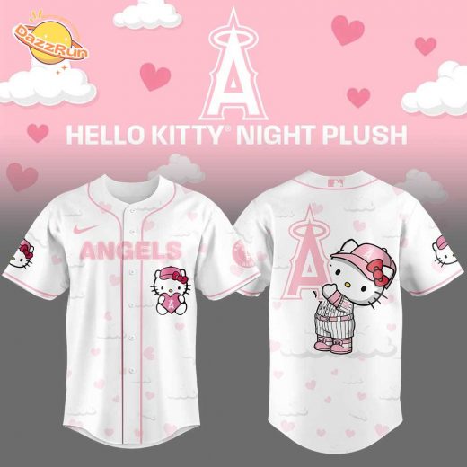 Limited Edition Los Angeles Angels x Hello Kitty Night Plus Jersey