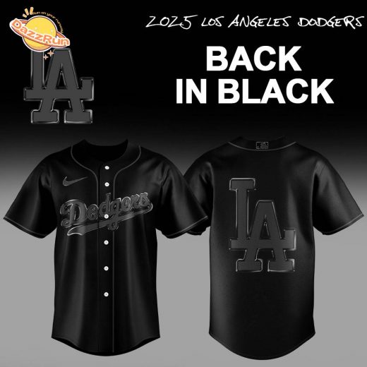 Limited Edition Los Angeles Dodgers Back In Black Combo Jersey