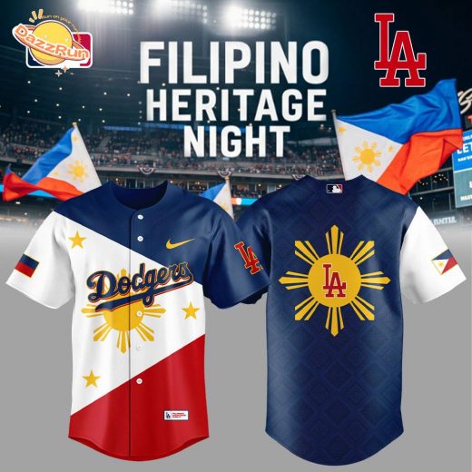Limited Edition Los Angeles Dodgers Celebrating Filipino Heritage Night Jersey