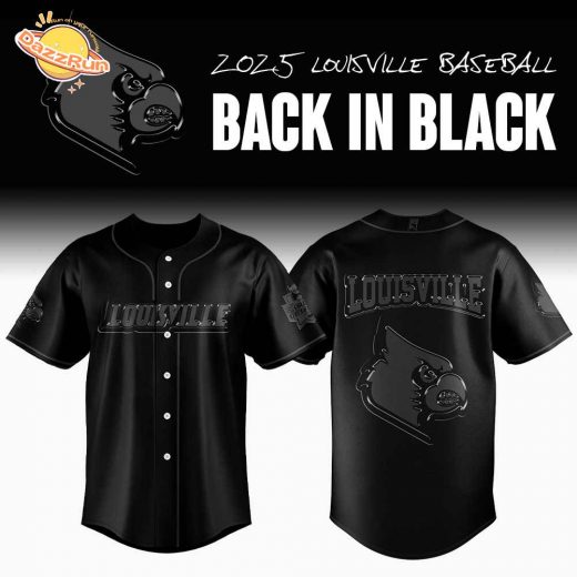 Limited Edition Louisville Baseball Back In Black Jersey