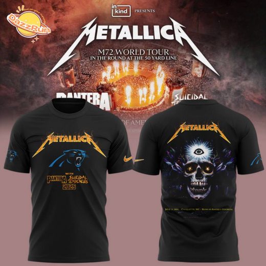 Limited Edition M72 World Tour x Carolina Panthers Tshirt 2025