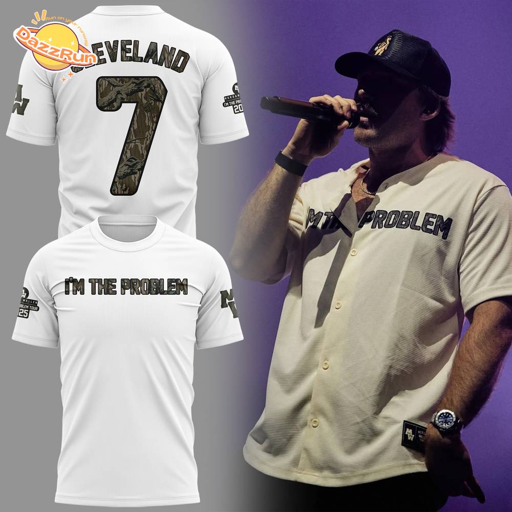 Limited Edition Morgan Wallen Live in Cleveland TShirt Limited Edition Morgan Wallen Live in Cleveland TShirt