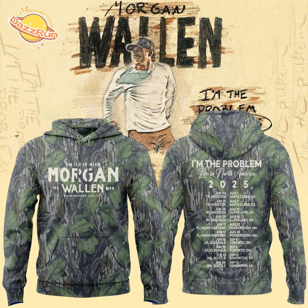 Limited Edition Morgan Wallen x Houston Texans Tour 2025 Camo Hoodie Limited Edition Morgan Wallen x Houston Texans Tour 2025 Camo Hoodie