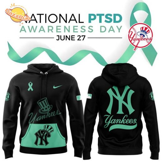 Limited Edition New York Yankees x 2025 PTSD Awareness Day Pullover Hoodie