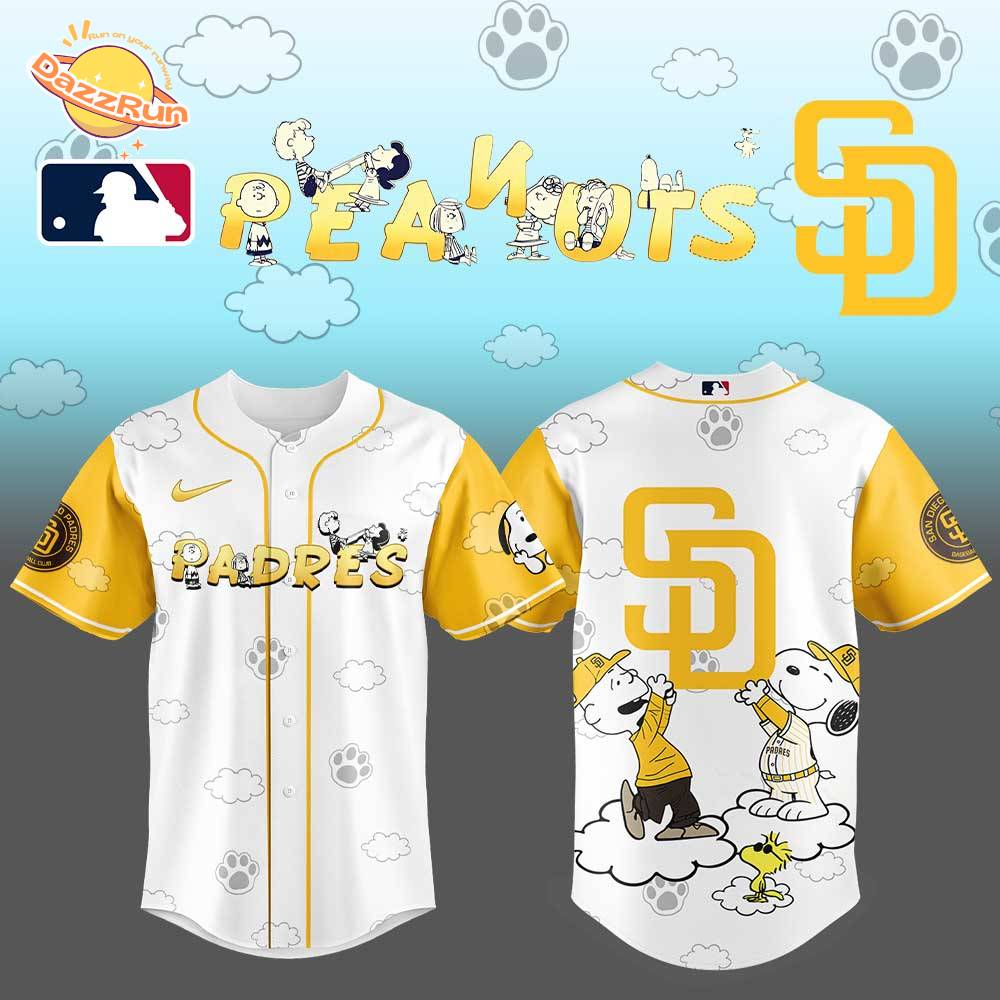 Limited Edition San Diego Padres x Snoopy and Peanuts Jersey Limited Edition San Diego Padres x Snoopy and Peanuts Jersey