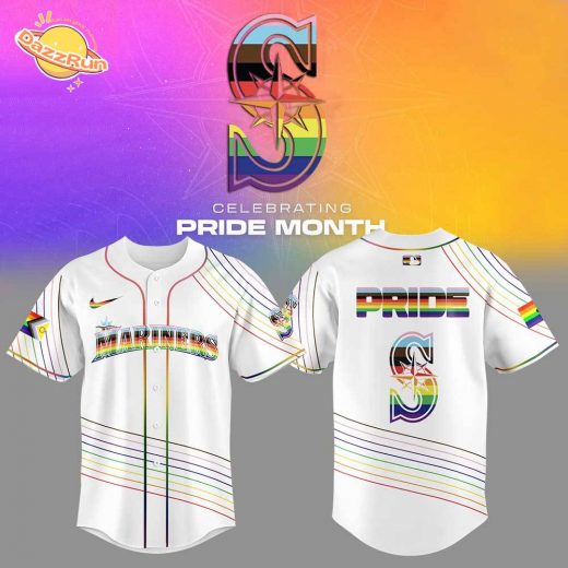 Limited Edition Seattle Mariners Happy Pride Month Jersey