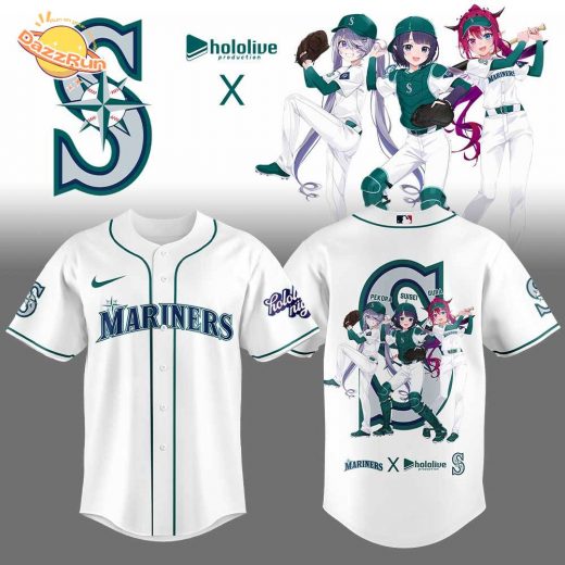 Limited Edition Seattle Mariners Hololive Night Collaboration Jersey