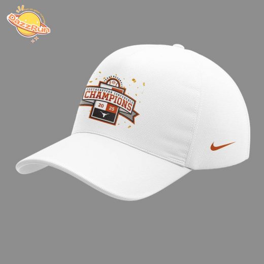 Limited Edition Texas Baseball x Southeastern Conference Champion 2025 White Hoodie