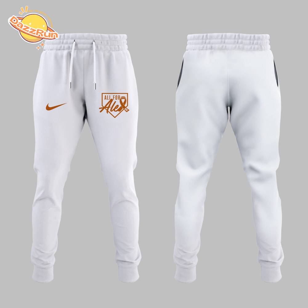 Limited Edition Texas Softball ‘All For Alex’ 2025 White Tshirt Limited Edition Texas Softball ‘All For Alex’ 2025 White Tshirt