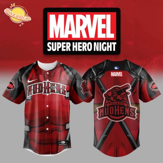 Limited Edition Toledo Mud Hens x Marvel Night Game Jersey
