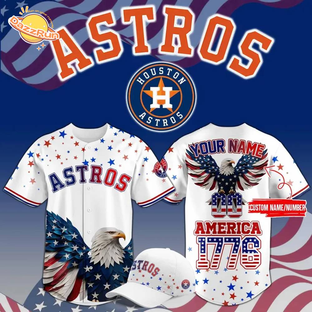 Limited Editions Houston Astros 4th of July USA Baseball Jersey Limited Editions Houston Astros 4th of July USA Baseball Jersey