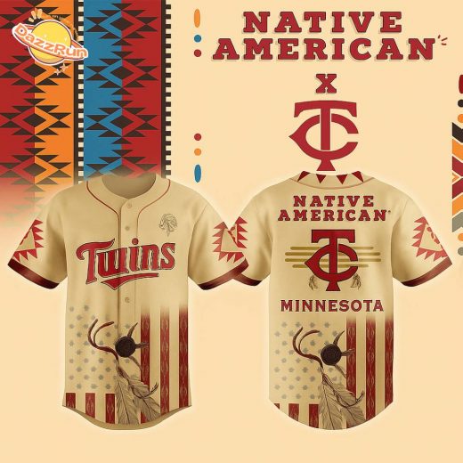 Limited Editions- Minnesota Twins x Native American 2025 Jersey-3D Baseball Jersey