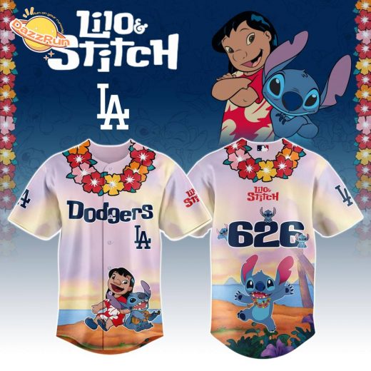 Los Angeles Dodgers MLB x Lilo & Stitch Special Edition Jersey 2025