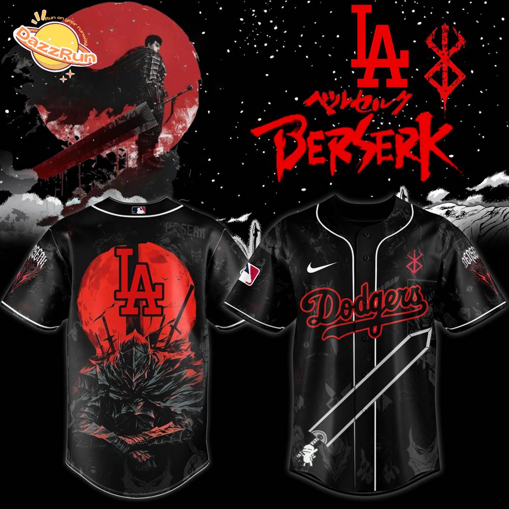 Los Angeles Dodgers x Berserk Limited Edition Jersey 2025 Los Angeles Dodgers x Berserk Limited Edition Jersey 2025