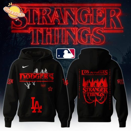 Los Angeles Dodgers x Stranger Things Limited Edition Hoodie 2025