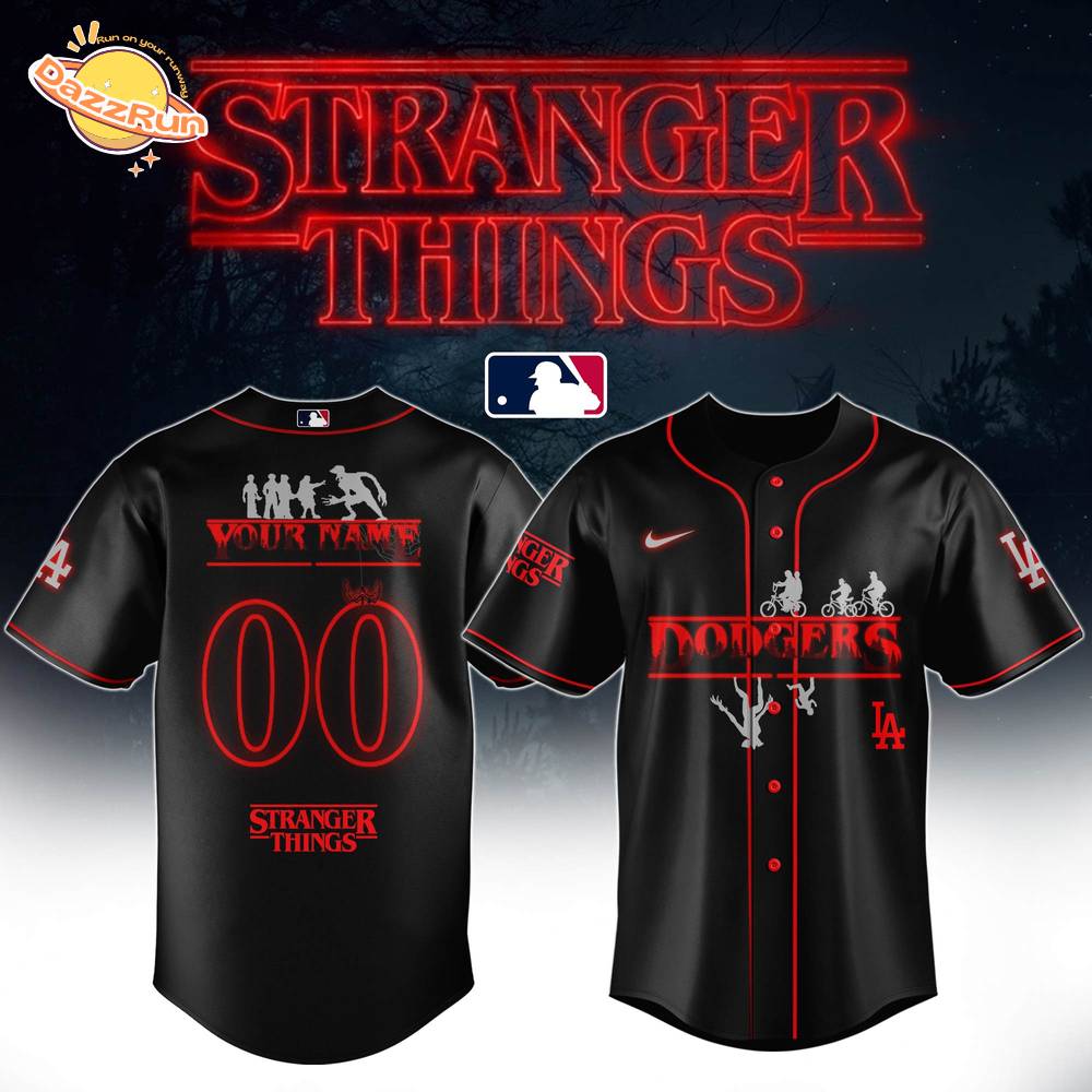 Los Angeles Dodgers x Stranger Things Limited Edition Jersey 2025 Los Angeles Dodgers x Stranger Things Limited Edition Jersey 2025