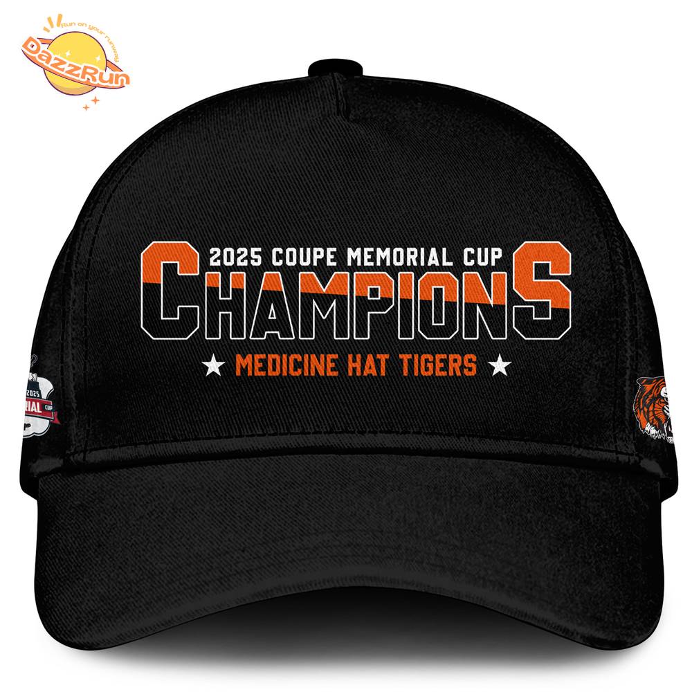 Medicine Hat Tigers tshirt Champions Memorial Cup 2025 Editions Limited Medicine Hat Tigers tshirt Champions Memorial Cup 2025 Editions Limited