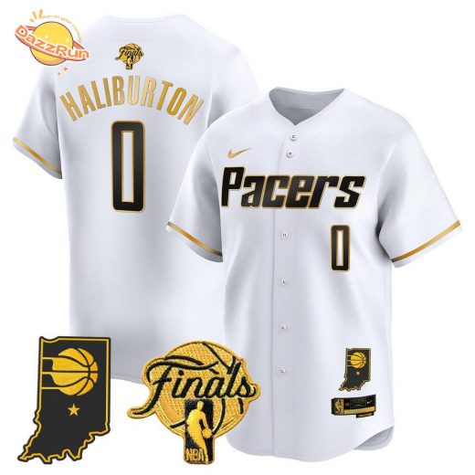 Men’s Indiana Pacers 2025 Finals Baseball Jersey