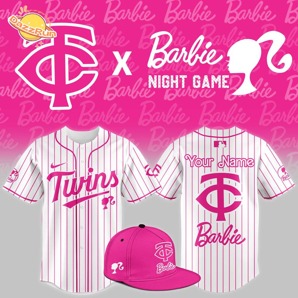 Minnesota Twins Barbie Night Game Custom Jersey Minnesota Twins Barbie Night Game Custom Jersey