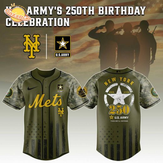 NY Mets MLB x US ARMY’S 250th Birthday Jersey Editions Limited 2025