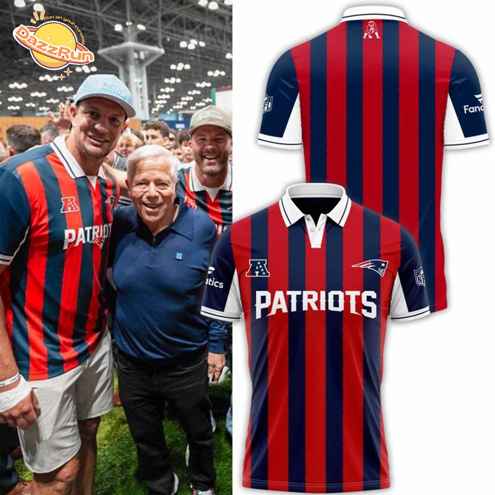 New England Patriots NFL 2025 "Football x Football" Soccer Polo New England Patriots NFL 2025 "Football x Football" Soccer Polo