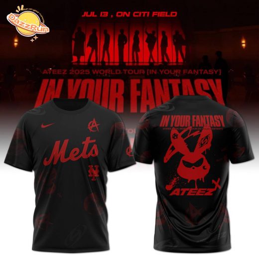 New York Mets X Ateez 2025 World Tour In Your Fantasy Edition Tshirt