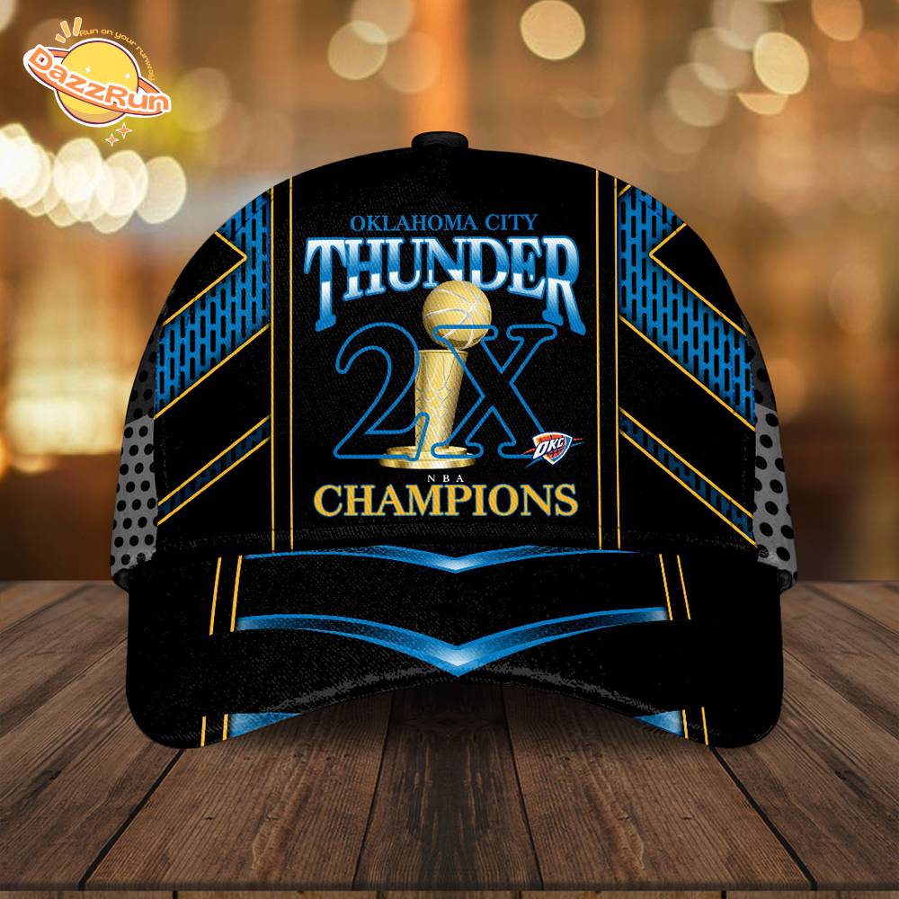 Oklahoma City Thunder 2025 NBA Champions Cap Oklahoma City Thunder 2025 NBA Champions Cap