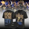 Special New 2025 NBA CHAMPIONS CONFETTI SKYLINE T-SHIRT