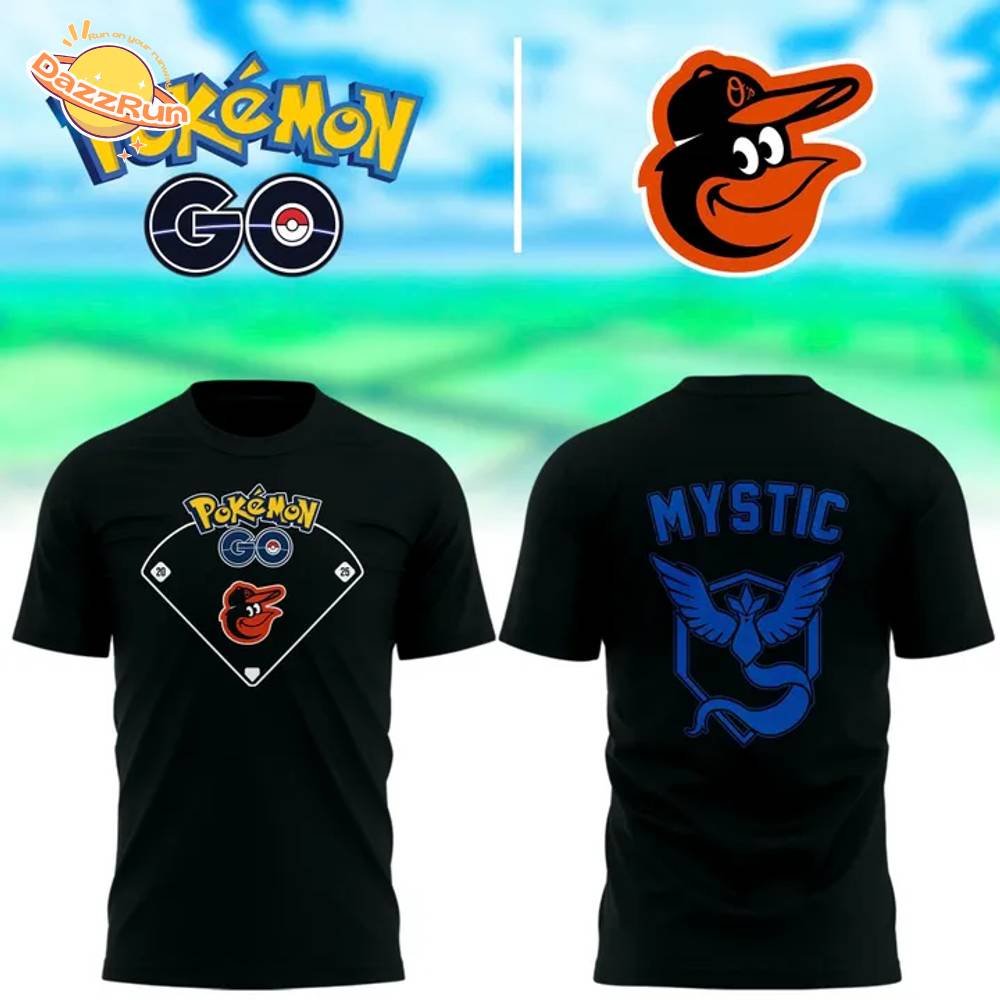 Orioles x Pokémon Go Team Mystic T-shirt - Special Edition Orioles x Pokémon Go Team Mystic T-shirt - Special Edition