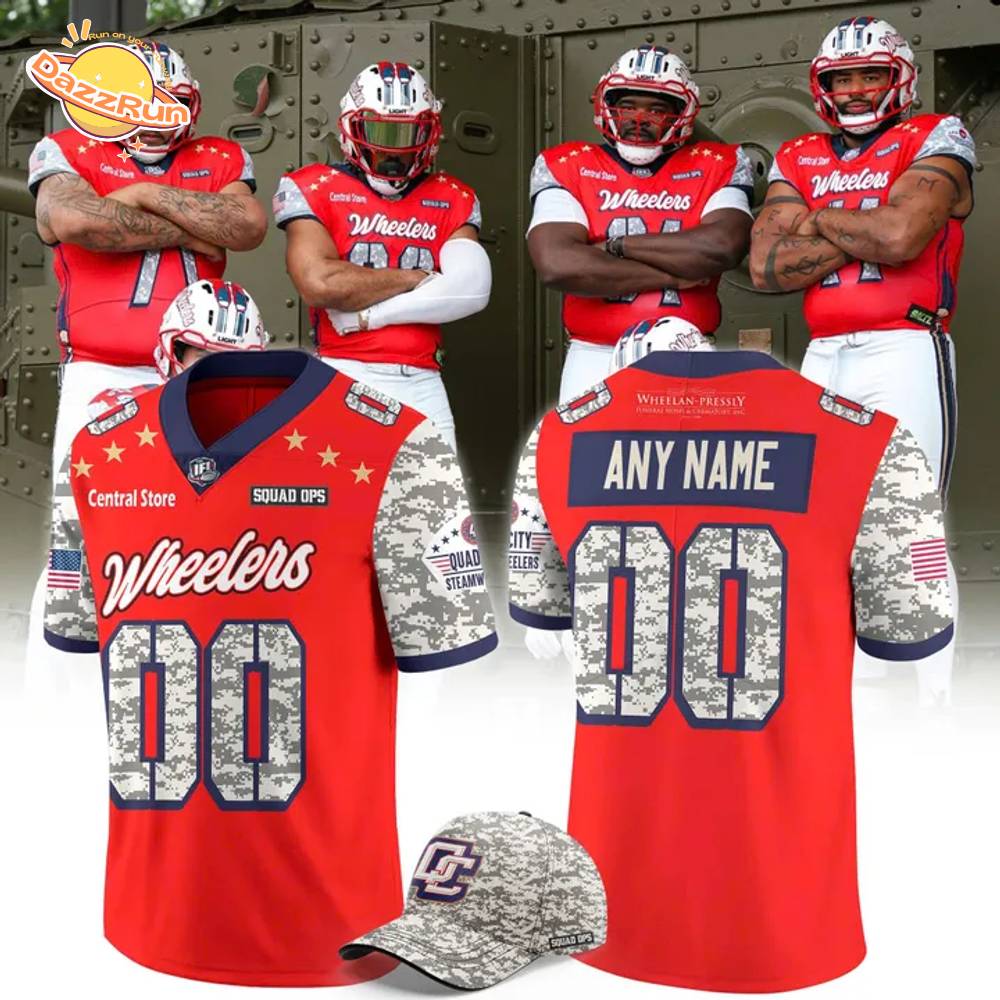 Quad City Steamwheelers x 2025 Military Appreciation Night Jerseys Quad City Steamwheelers x 2025 Military Appreciation Night Jerseys