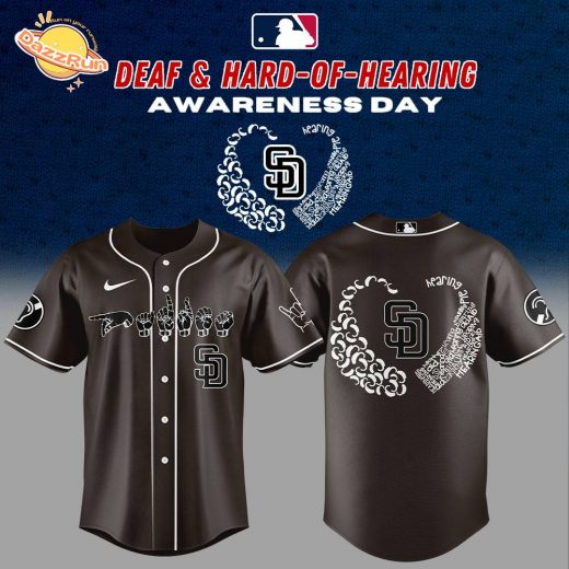 San Diego Padres Deaf and Hard of Hearing Night Combo Jersey