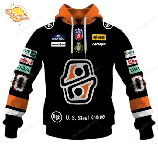 Slovak Extraliga HC Kosice Jersey Style Hoodie