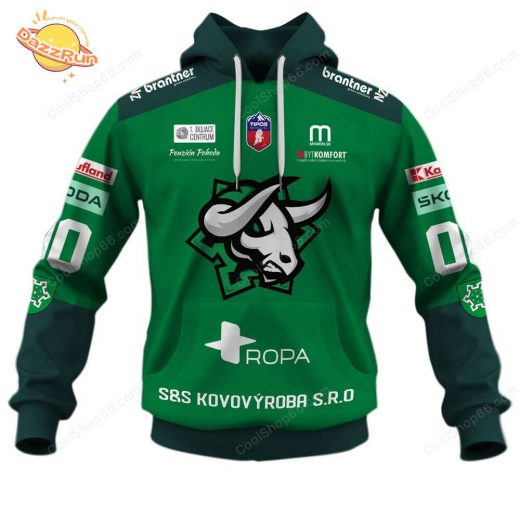 Slovak Extraliga HC Nove Zamky Jersey Style Hoodie