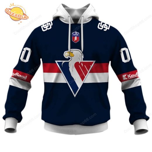 Slovak Extraliga HC Slovan Bratislava Jersey Style Hoodie
