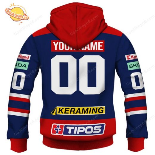 Slovak Extraliga HKM Zvolen Jersey Style Hoodie